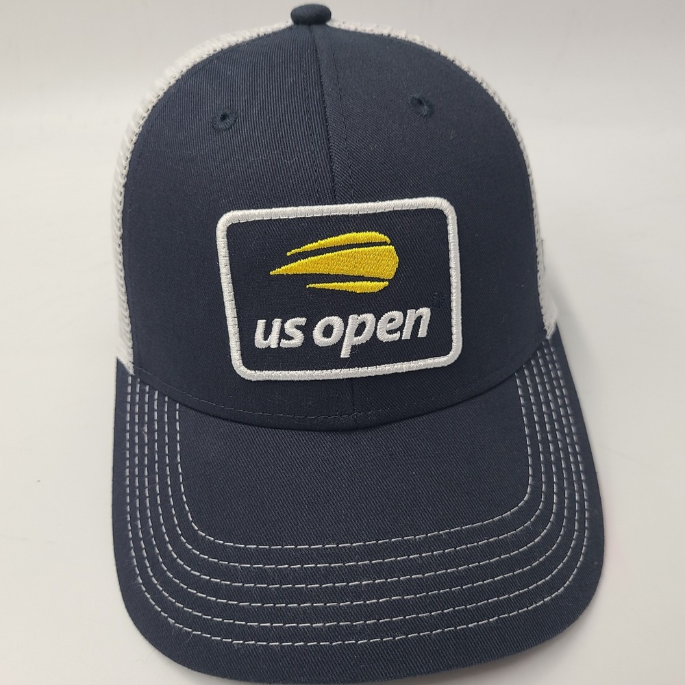 Youth US Open Hat Snapback Trucker‎ Mesh 47 Brand Blue White Tennis Tournament